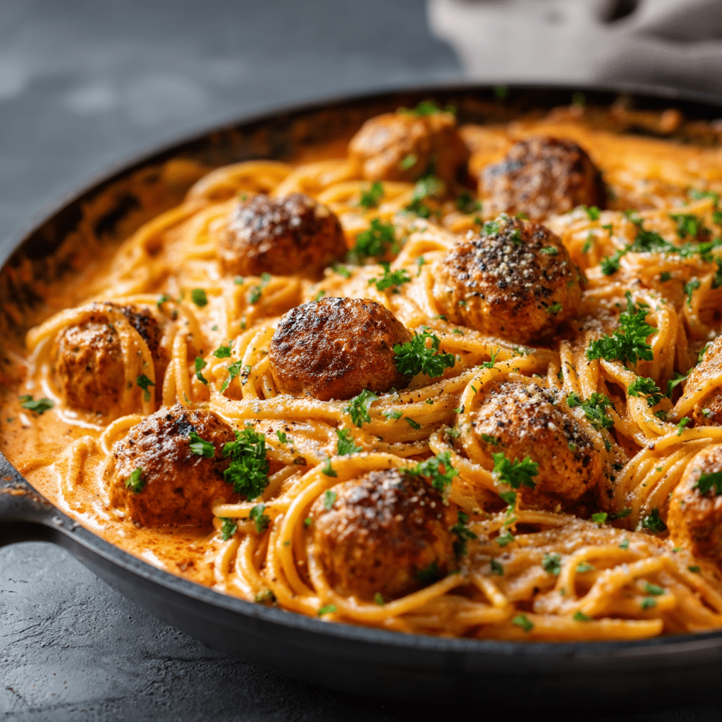 Creamy Spaghetti and Meatballs Recipe (Quick & Easy)