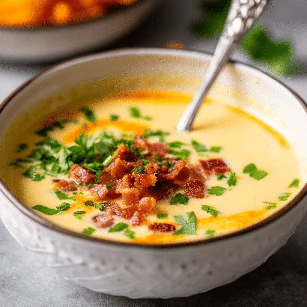 Low Carb Cheeseburger Soup Recipe