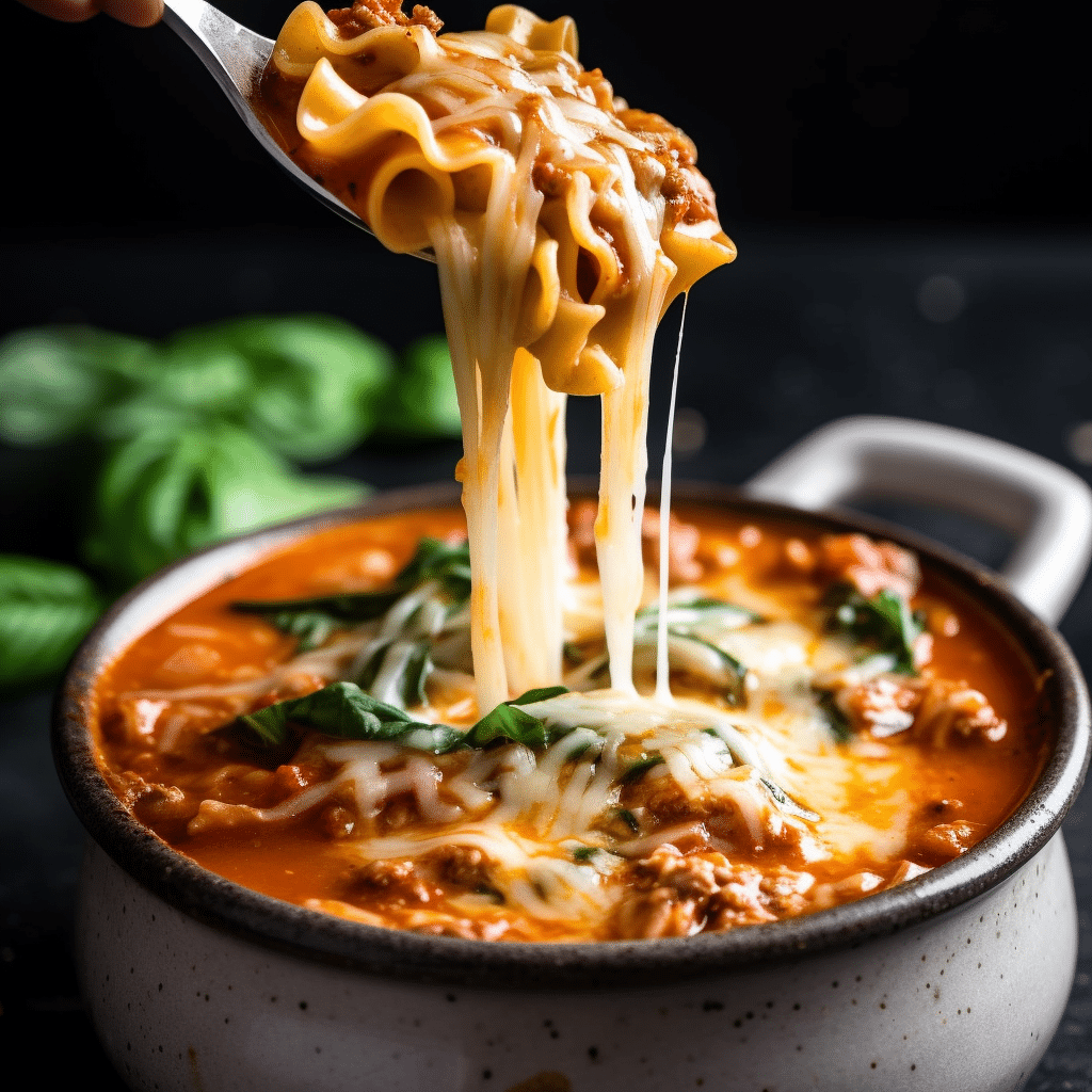Keto Lasagna Soup Recipe
