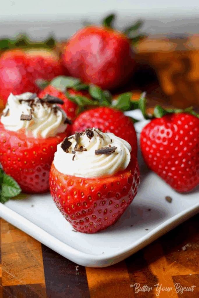 Cheesecake Stuffed Strawberries Recipe