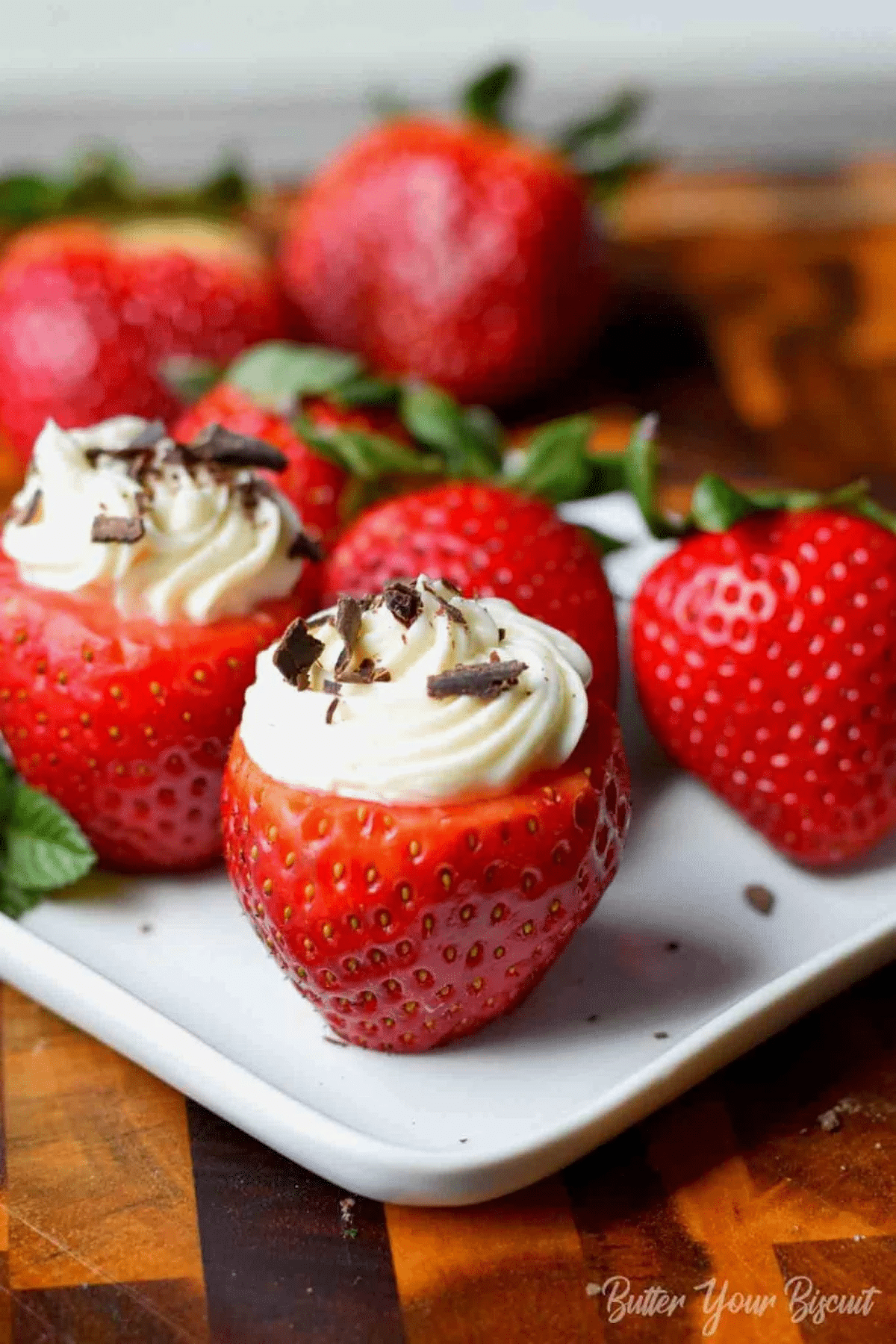 Cheesecake Stuffed Strawberries Recipe