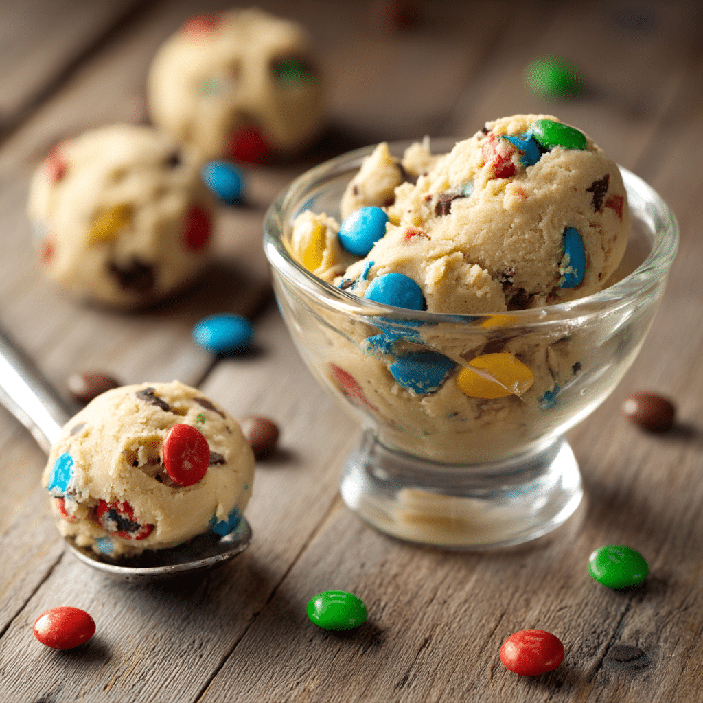 Edible M&M Cookie Dough Dip Recipe