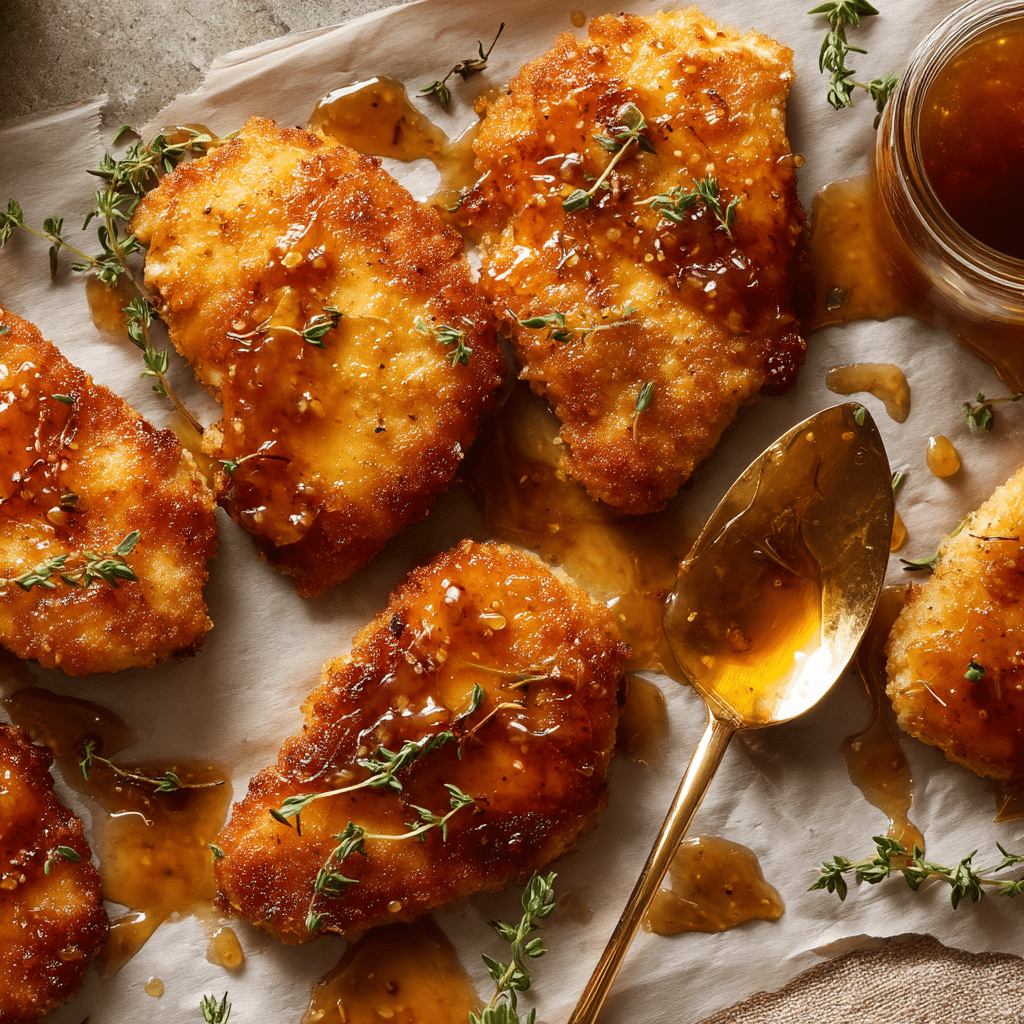 Baked Crunchy Hot Honey Chicken Recipe