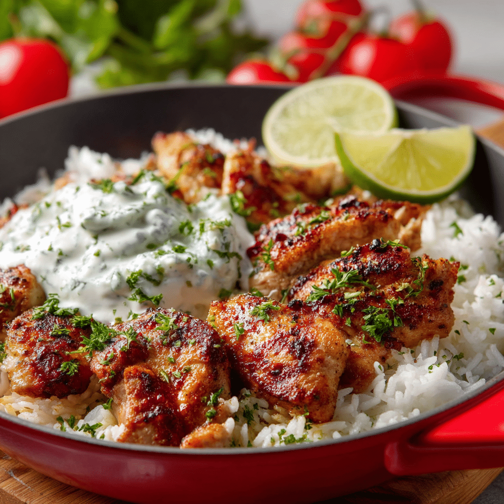 Dump-and-Bake Chicken Tzatziki with Rice Recipe