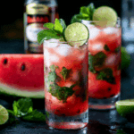 Fresh Watermelon Mojito