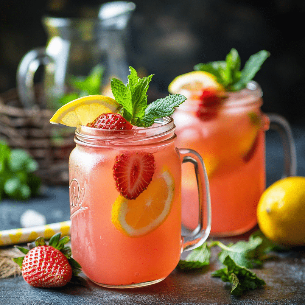 Easy Strawberry Lemonade Recipe