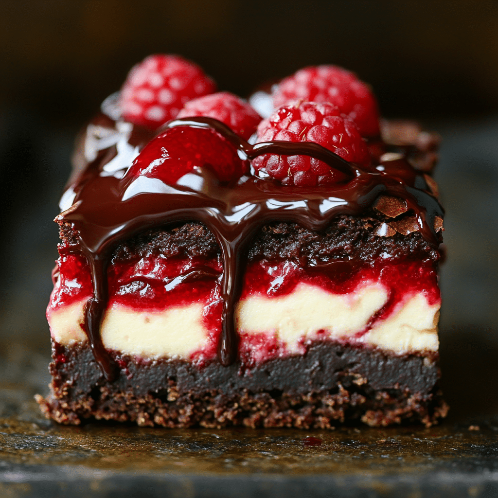 Cherry Cheesecake Brownies