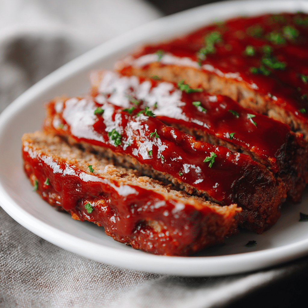 Tasty Meatloaf with Brown Sugar Glaze Recipe