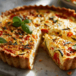 Easy and Delicious Spring Hash Brown Crust Quiche Recipe
