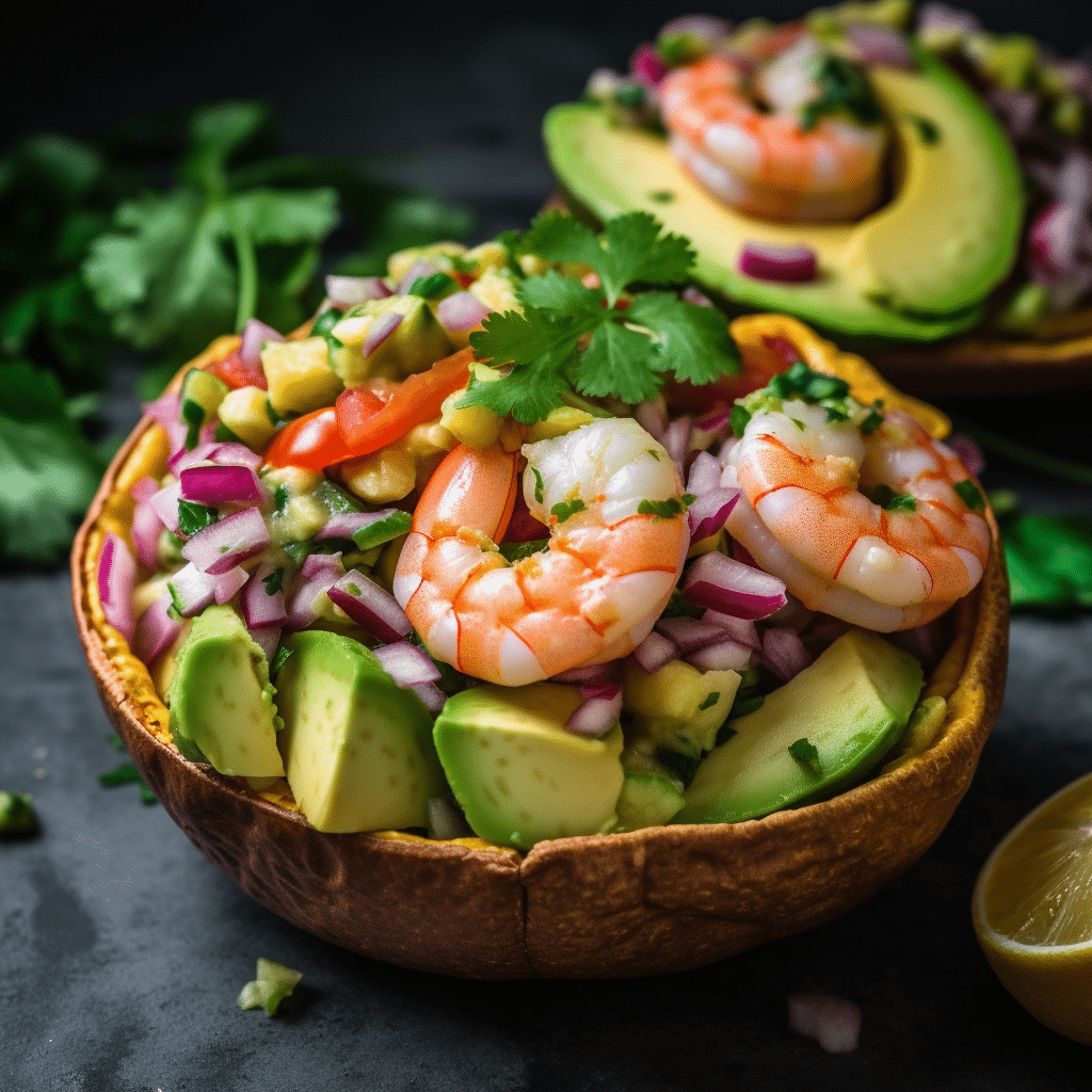 Shrimp Stuffed Avocados Recipe