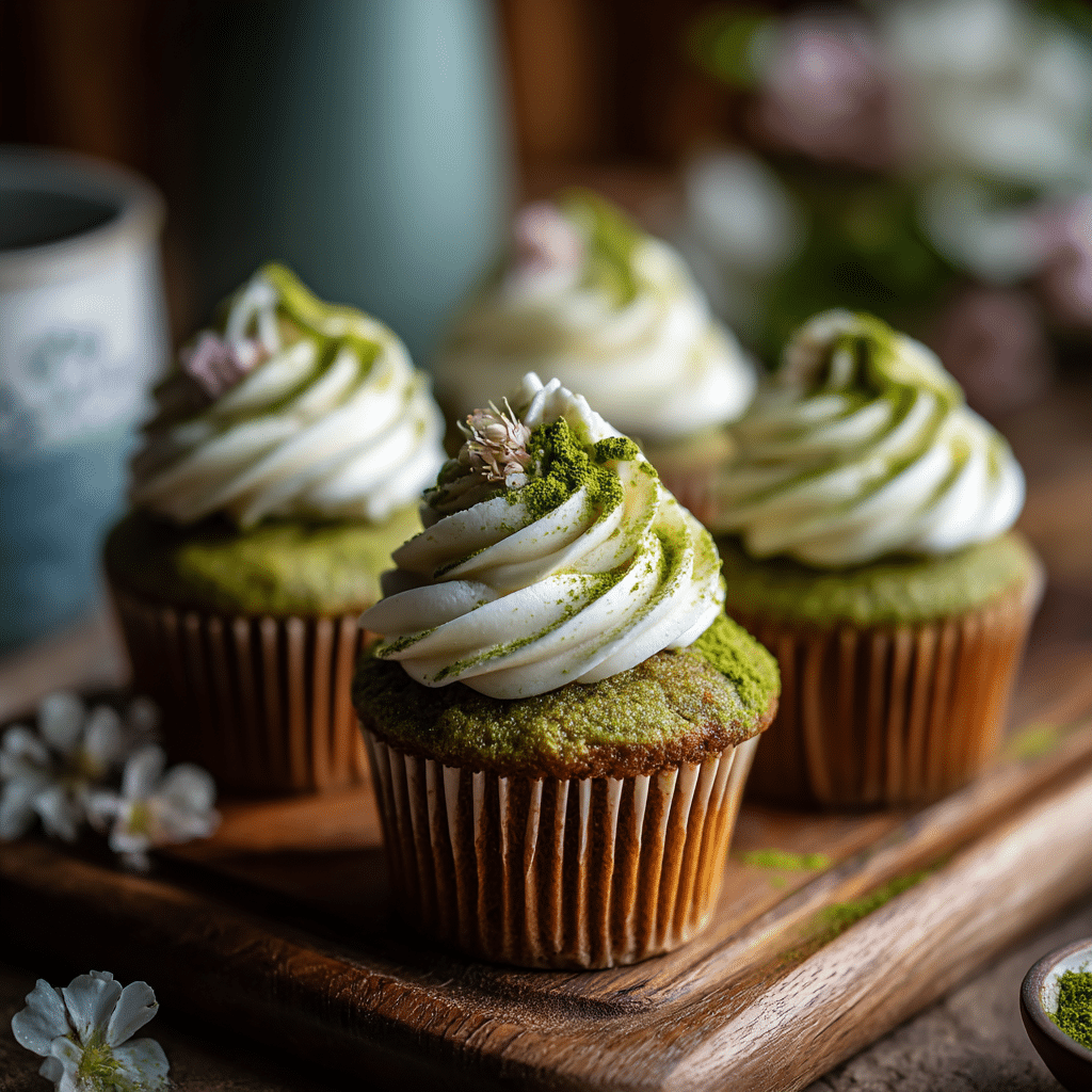 Fluffy Matcha Muffins Recipe