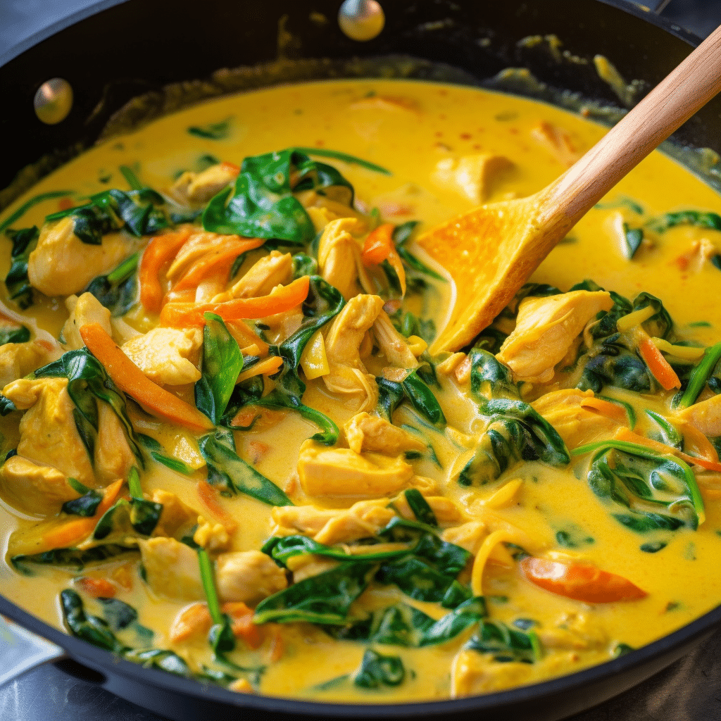 Yellow Thai Chicken Coconut Curry Recipe