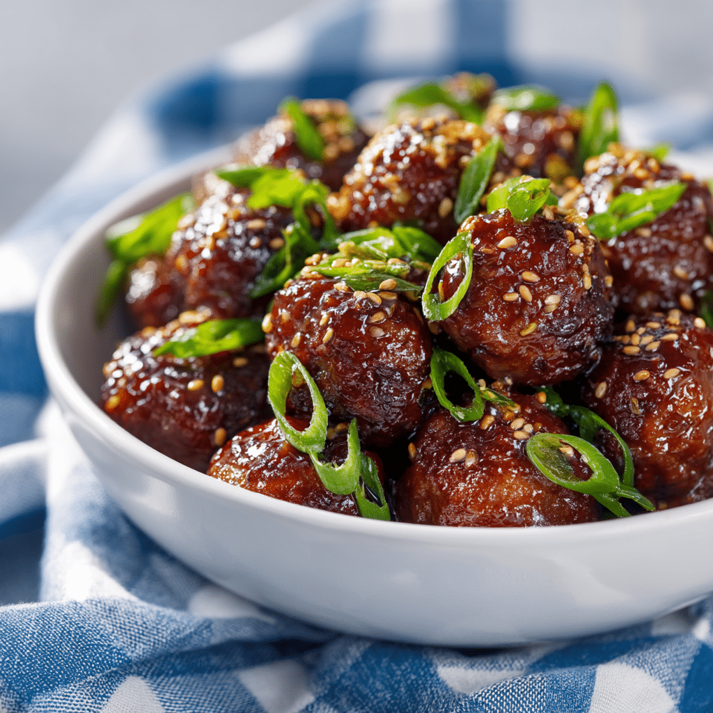 Asian Crockpot Meatballs Recipe