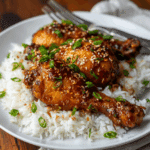 Slow Cooker Honey Garlic Chicken Legs Recipe