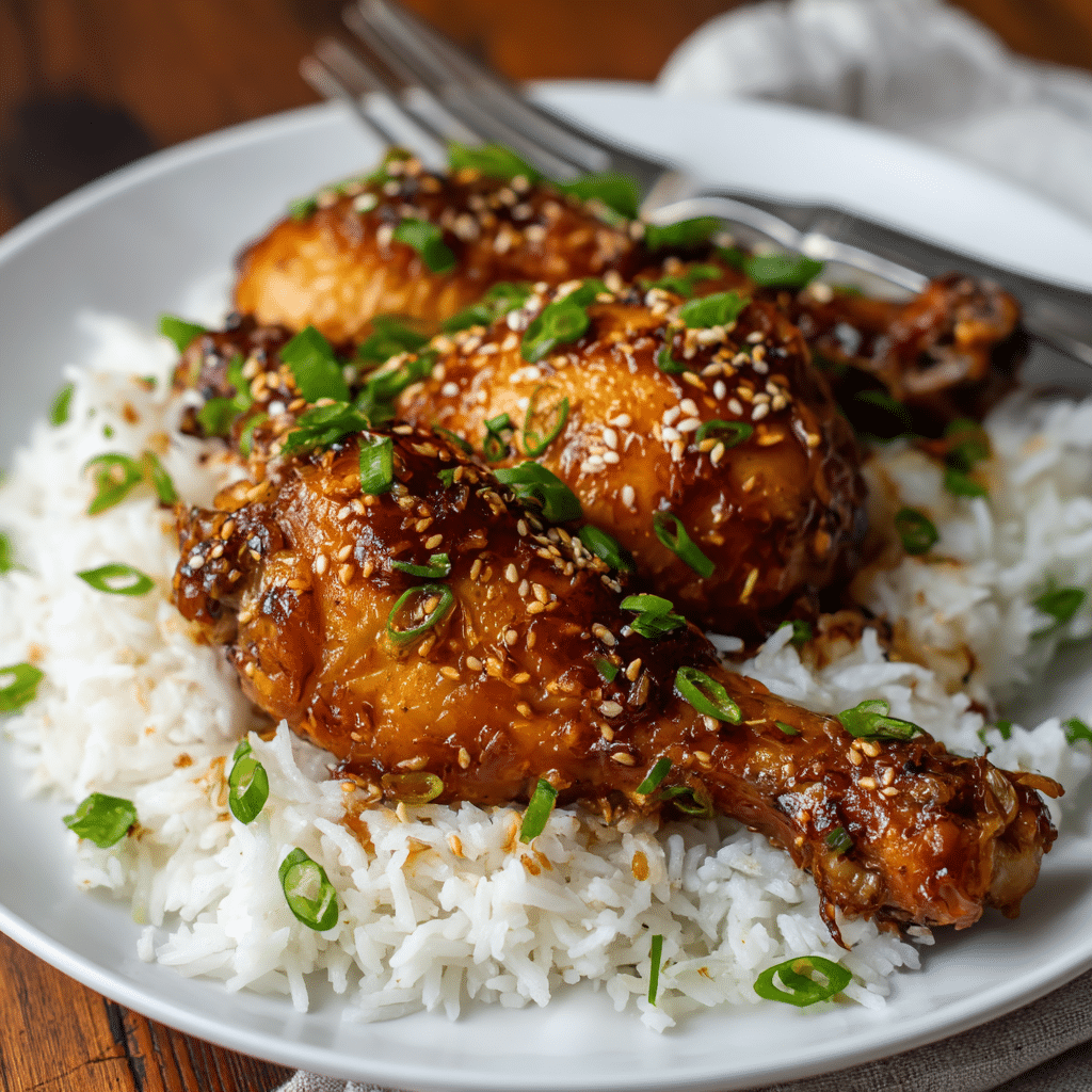 Slow Cooker Honey Garlic Chicken Legs Recipe