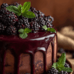 Blackberry Velvet Gothic Cake