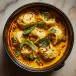 Easy Thai Red Curry Dumpling Soup