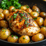 Creamy Garlic Chicken Gnocchi Skillet Recipe