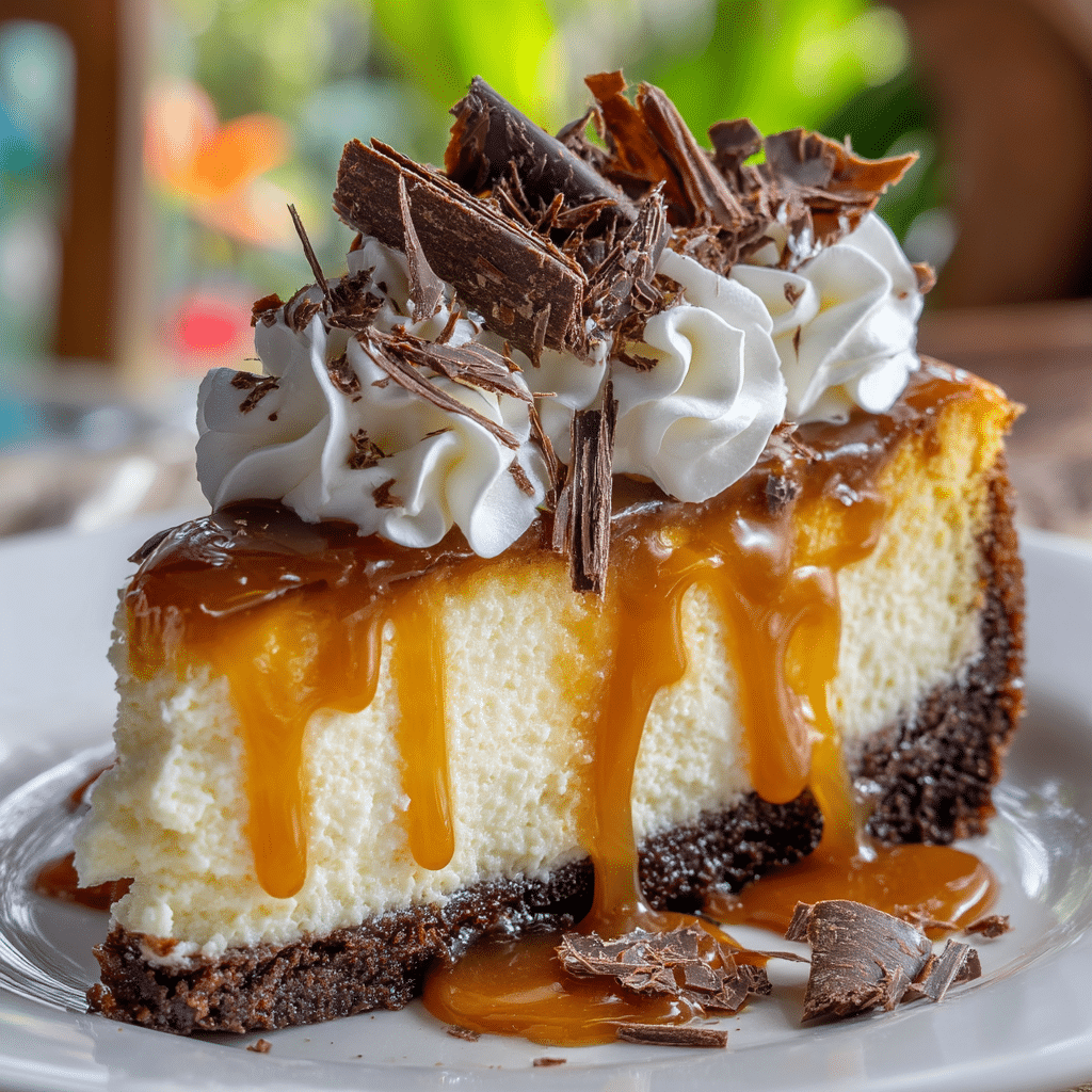 Caramel Brownie Cheesecake