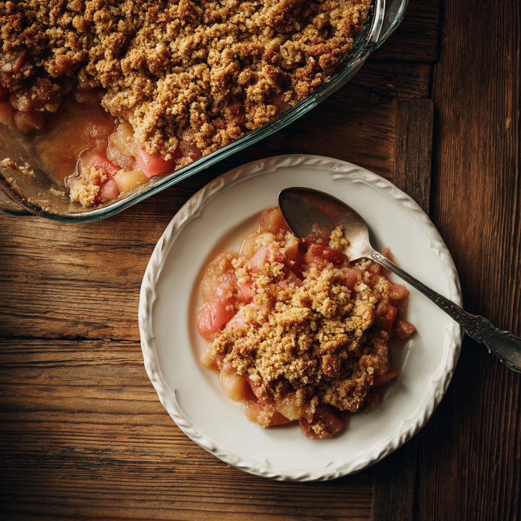 Classic Rhubarb Crisp Recipe
