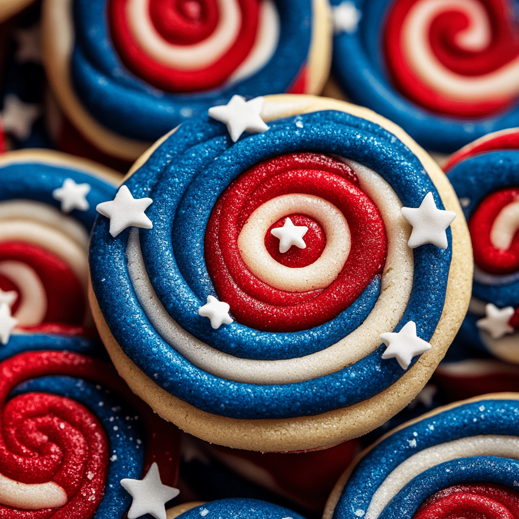 Patriotic Pinwheel Cookies Recipe