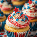 Red White and Blue Cupcakes Recipe