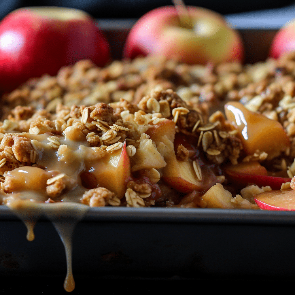 Cinnamon Roll Apple Crisp Recipe