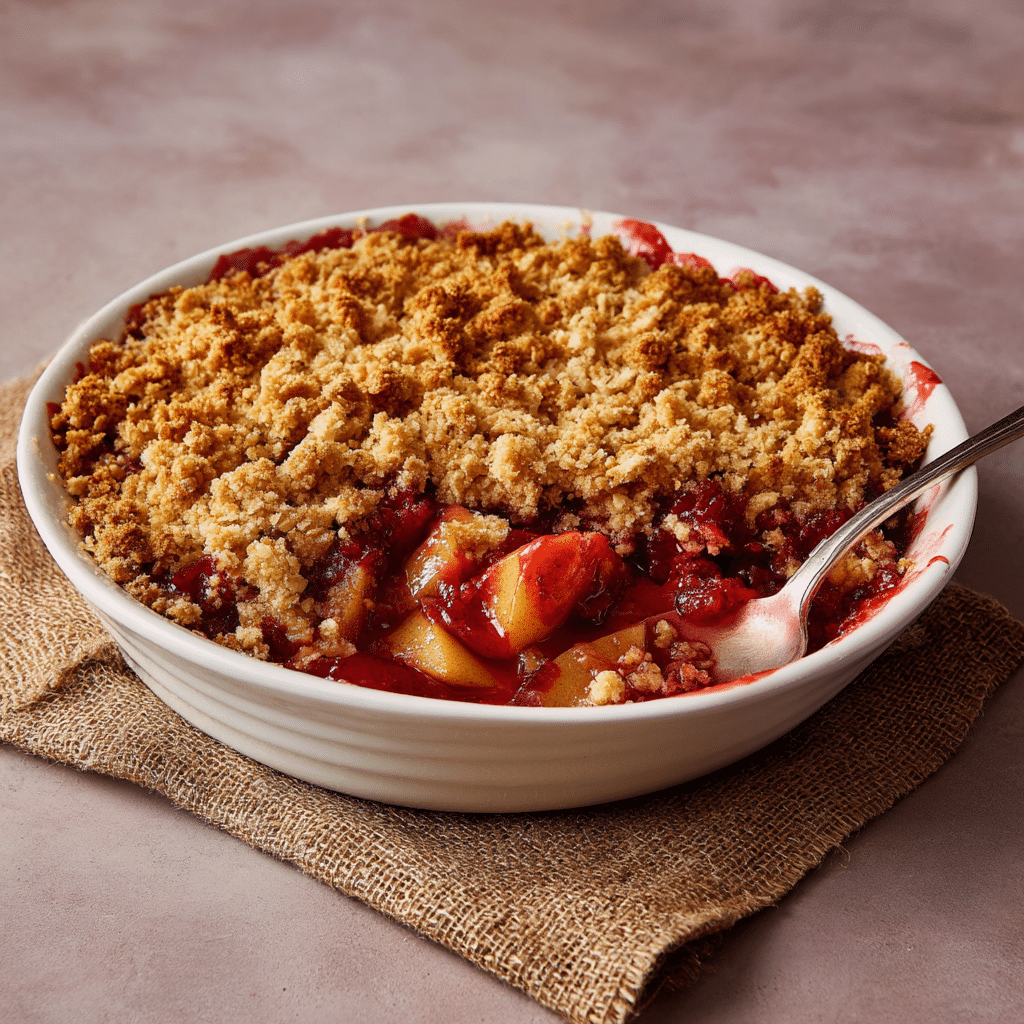 Apple Rhubarb Crisp
