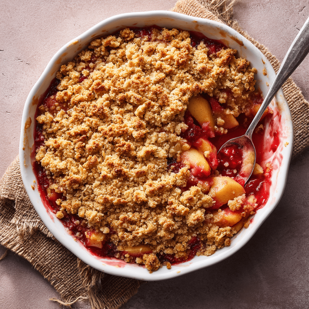 Apple Rhubarb Crisp
