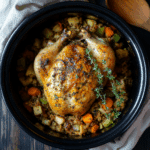 Slow Cooker Whole Chicken with Stuffing Recipe