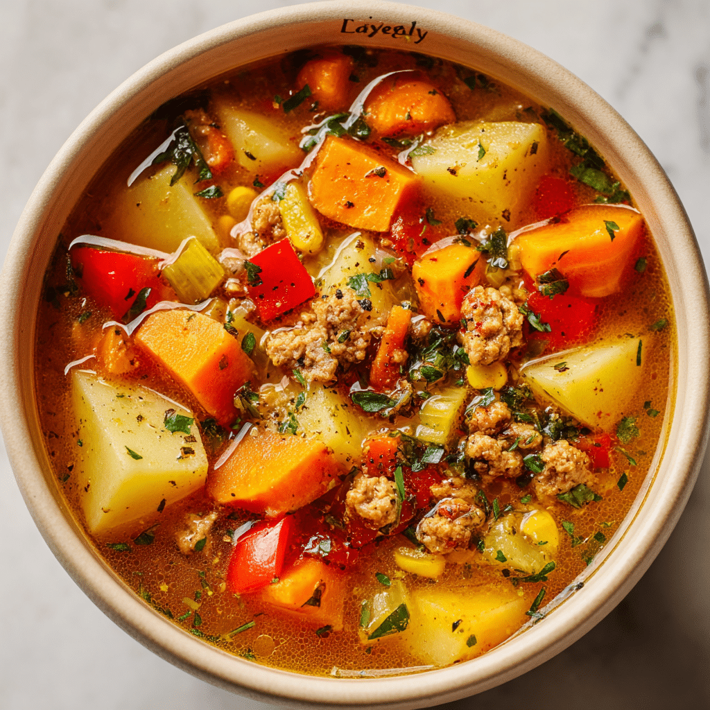 Sausage and Vegetable Soup