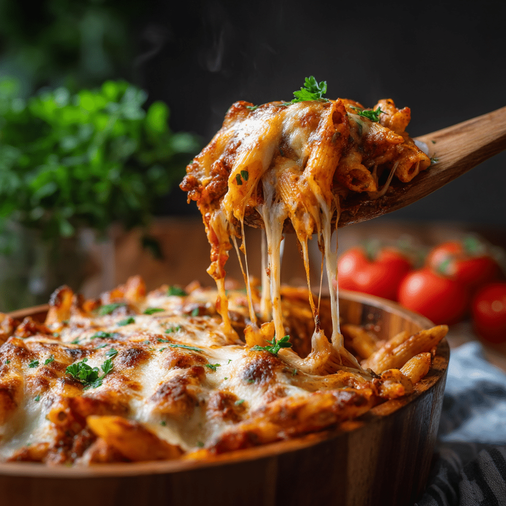 Chicken Parmesan Pasta Skillet
