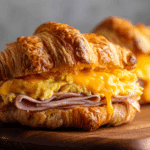 Easy Croissant Breakfast Sandwiches