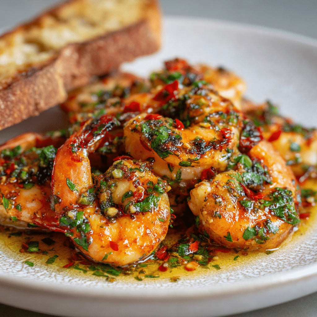 BBQ Grilled Shrimp Skewers
