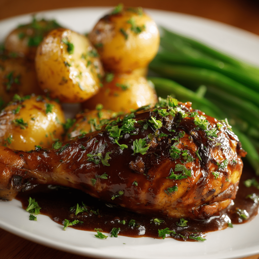 Healthy Crockpot Chicken Leg Quarters