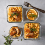 High Protein Honey Garlic Butter Chicken with Mac & Cheese Recipe