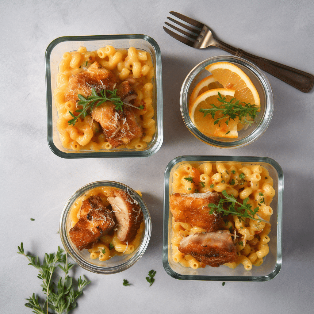 High Protein Honey Garlic Butter Chicken with Mac & Cheese Recipe