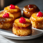 Mini Pineapple Upside Down Cakes