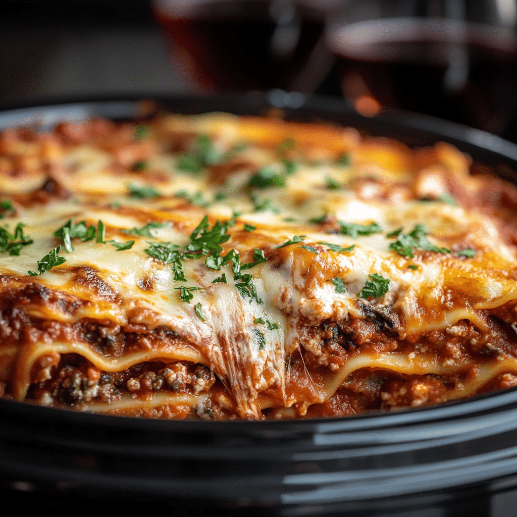 Crockpot Lasagna
