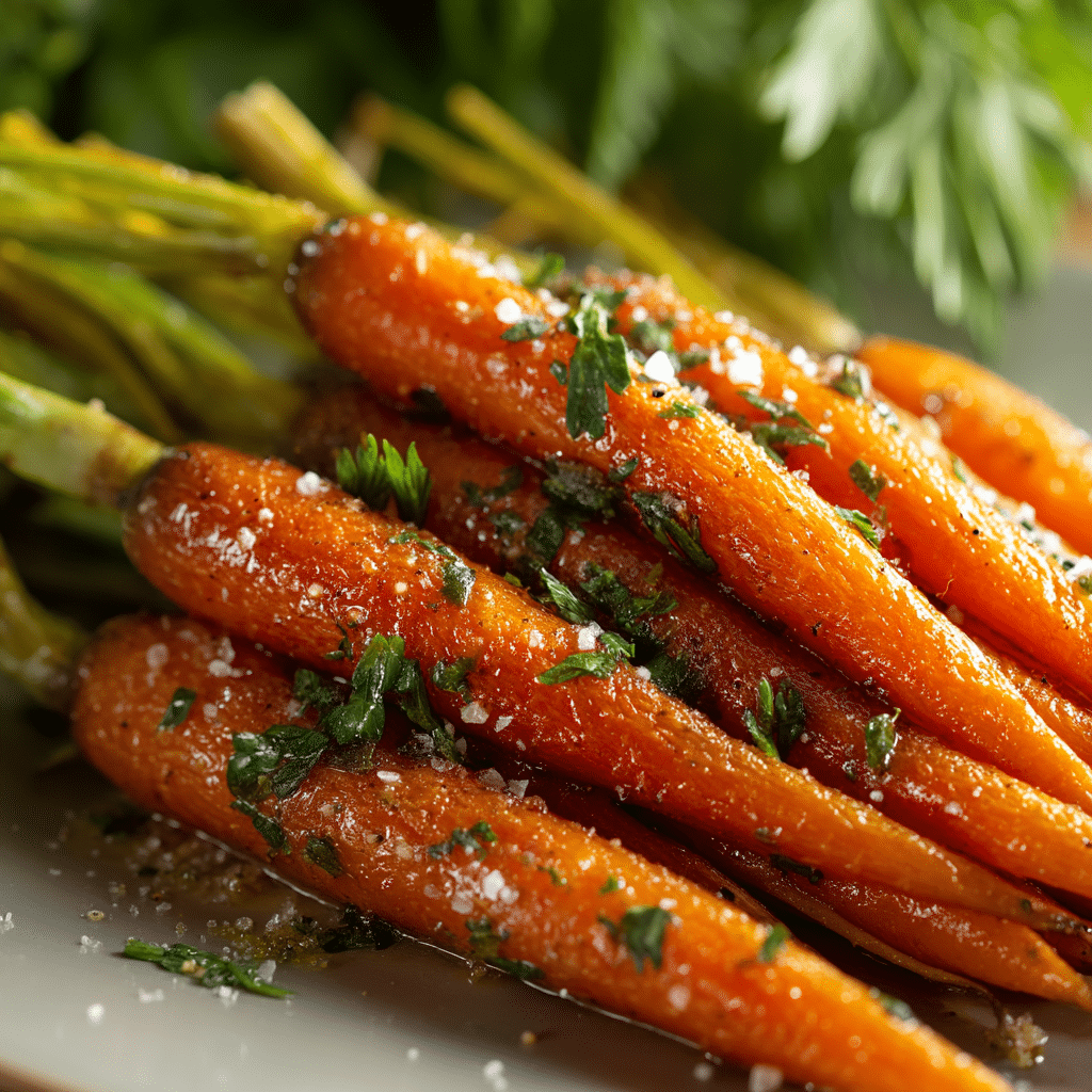 Tangy Lemon Garlic Roasted Carrots Recipe