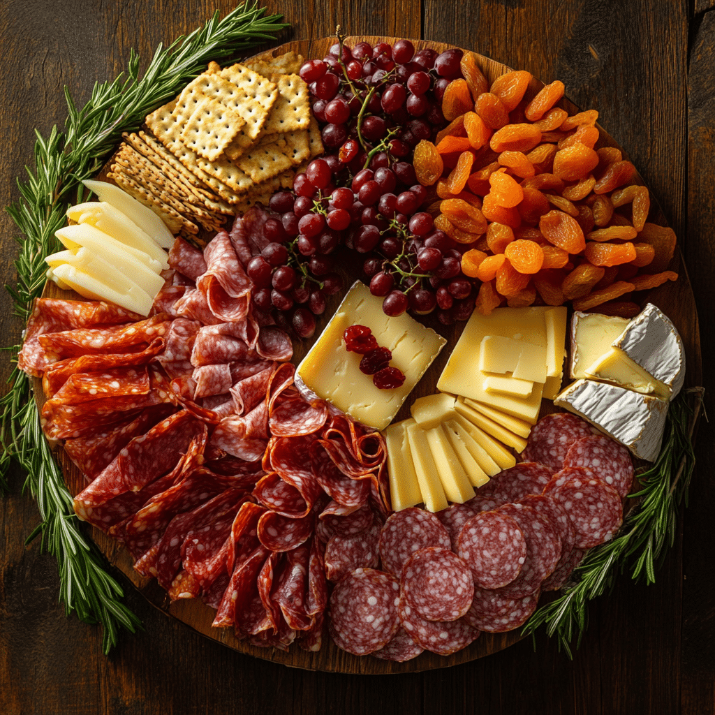 Christmas Wreath Charcuterie Board