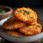 Crispy Cheesy Chicken Ranch Patties