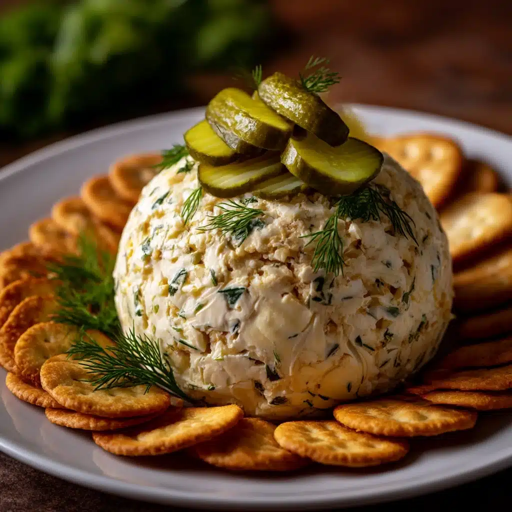 Creamy dill pickle cheese ball Recipe - Recipe Image
