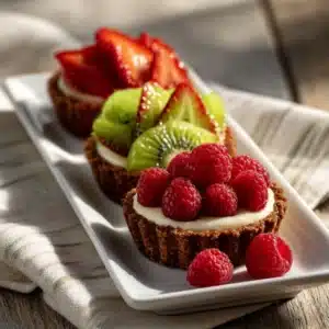 No-Bake Mini Fruit Pizzas Recipe