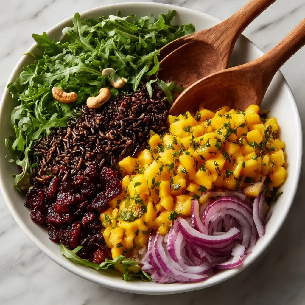 Thanksgiving Salad with Wild Rice and Lemon Dressing Recipe - Recipe Image
