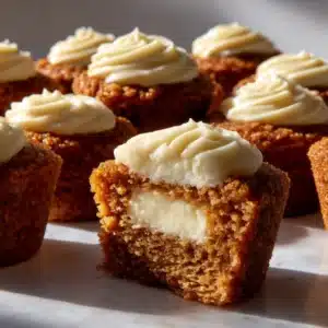 Pumpkin Muffins with Maple Cream Cheese Filling Recipe