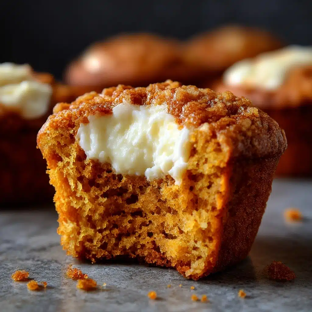 Pumpkin Muffins with Maple Cream Cheese Filling Recipe - Recipe Image