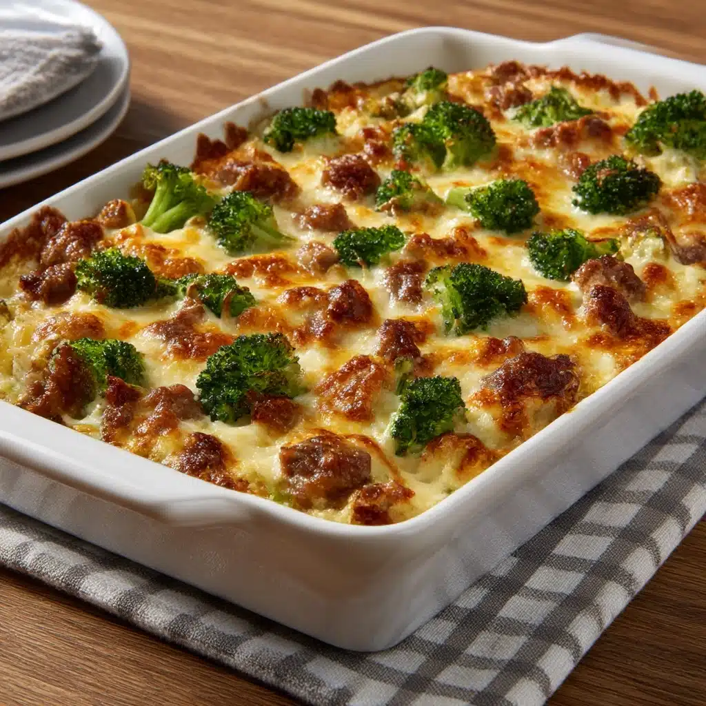 Creamy Chicken Quinoa and Broccoli Casserole Recipe - Recipe Image