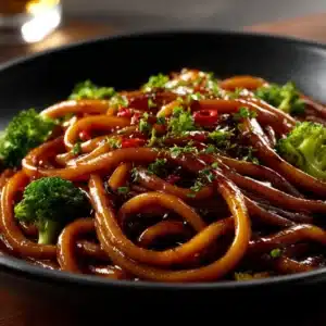 Black Pepper Stir Fried Udon Recipe