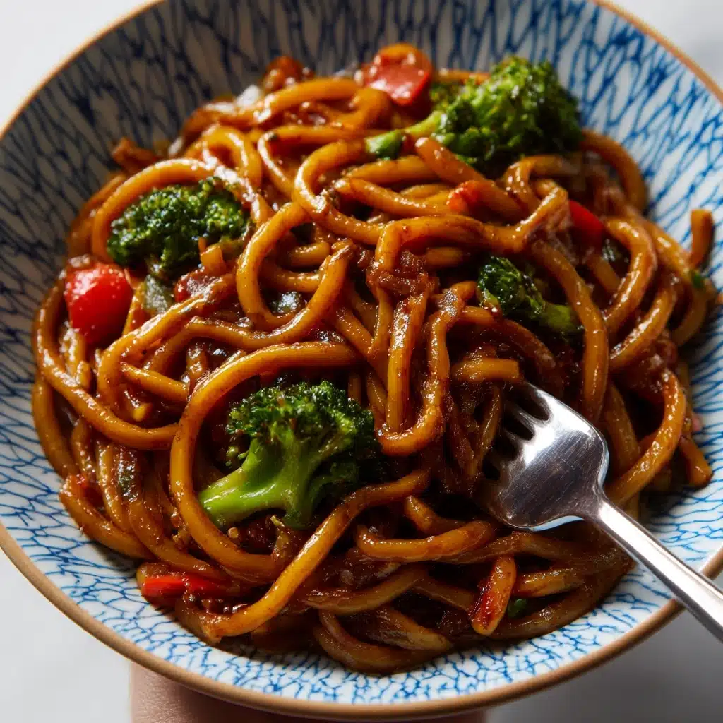 Black Pepper Stir Fried Udon Recipe - Recipe Image